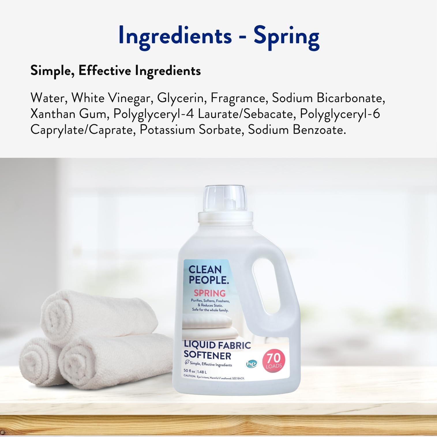 Liquid Fabric Softener (50 Fl Oz)