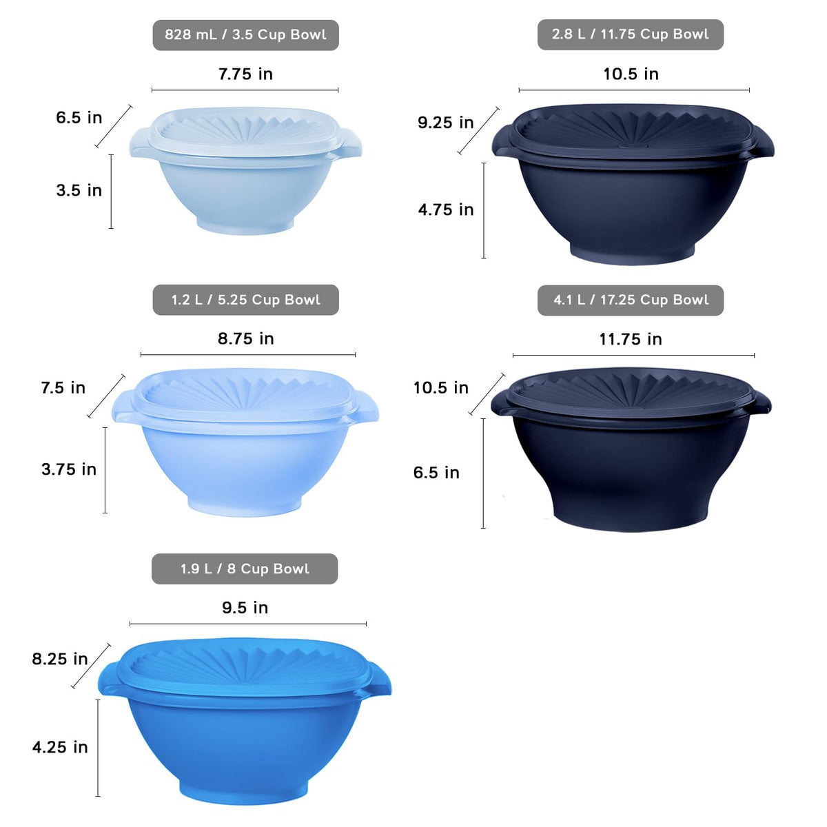 Heritage 10 Piece Vintage Blue Set