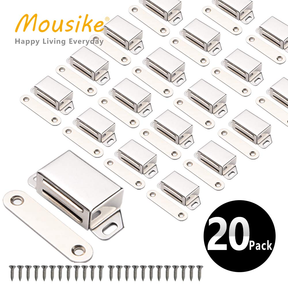 Cabinet Magnets 30lb Strong Catch for Kitchen Cupboard Door 20Pack (2 Count)