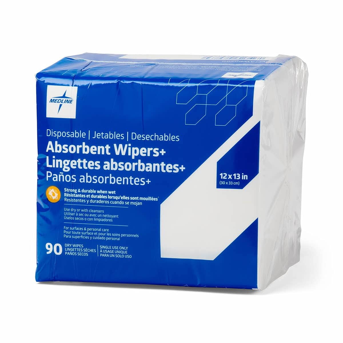 Absorbent Wipers+ Disposable Heavy Duty Dry Wipes (90 Count) - ModHome Supplies