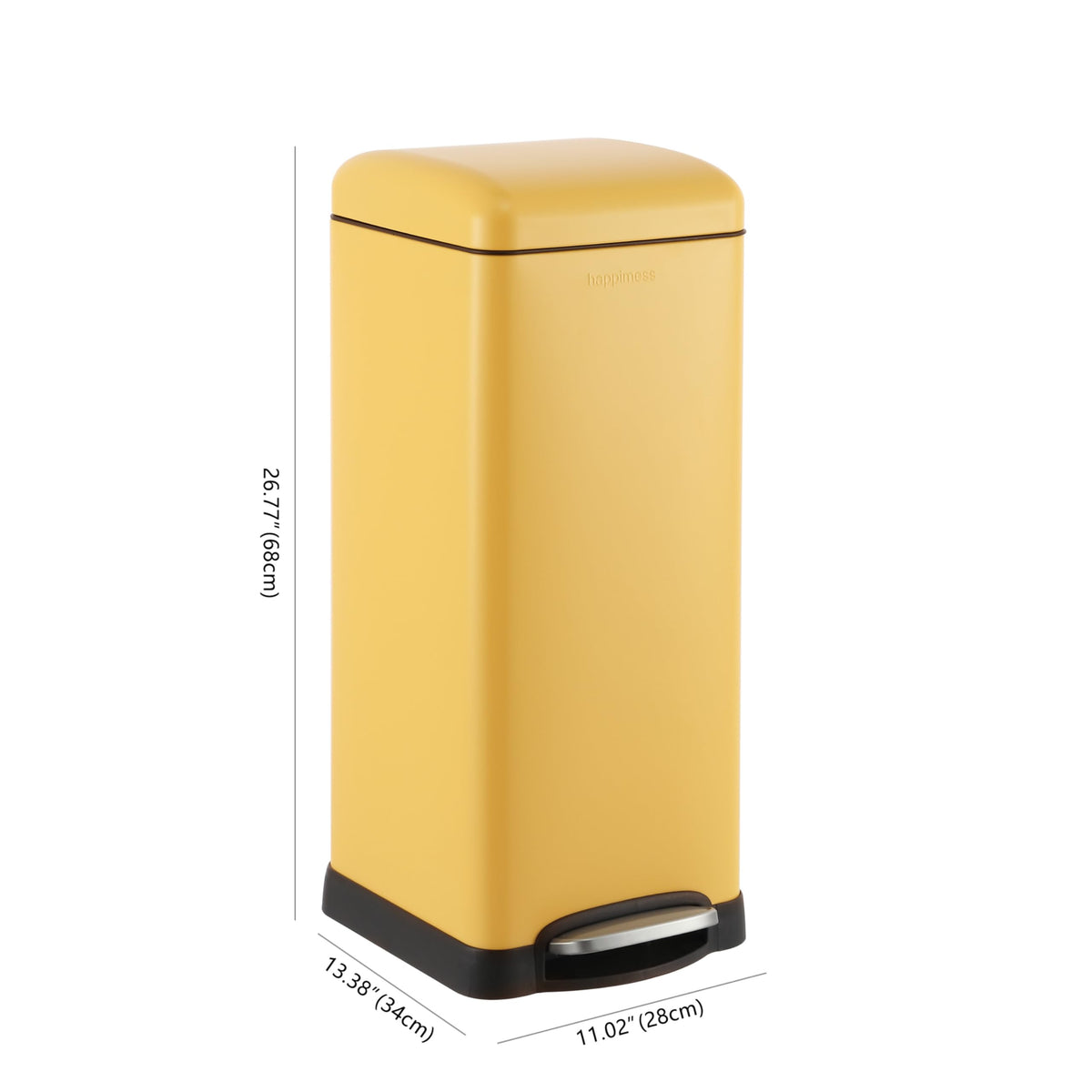 Betty 8 Gal Step Trash Can Soft