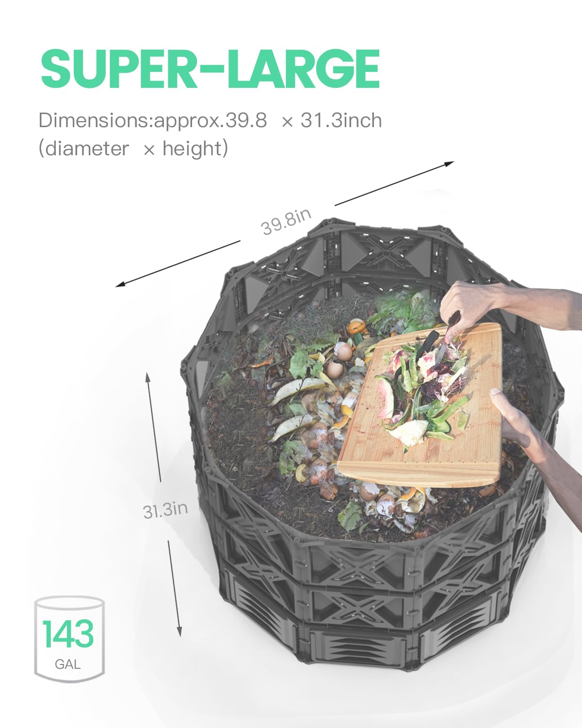 Large Compost Bin