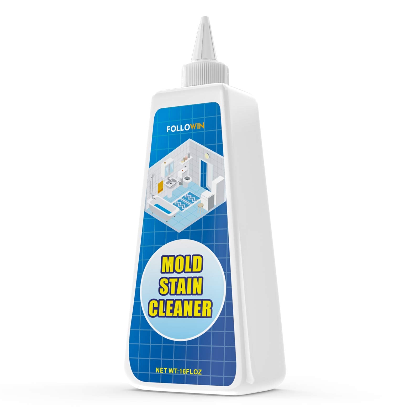 Mold and Mildew Remover Gel for Washing Machine Seal (16 Fl Oz)