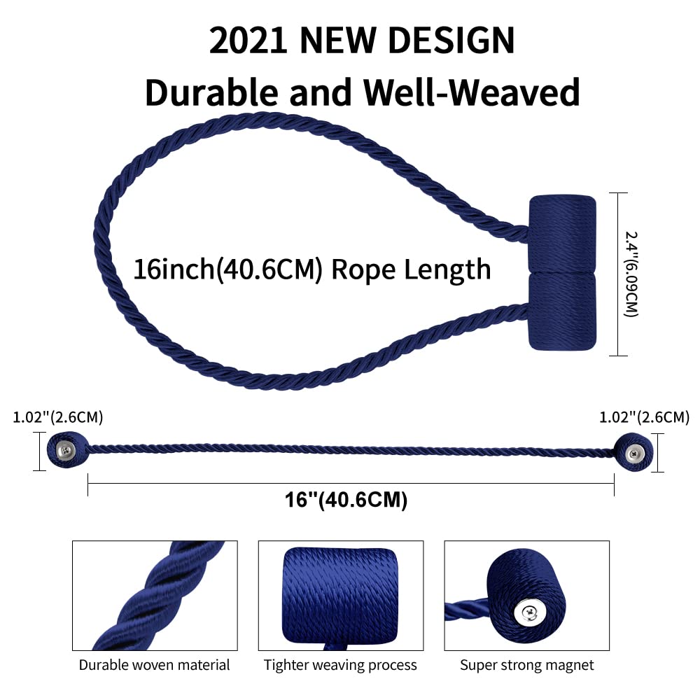 18 Inch Strong Magnetic Curtain Tiebacks