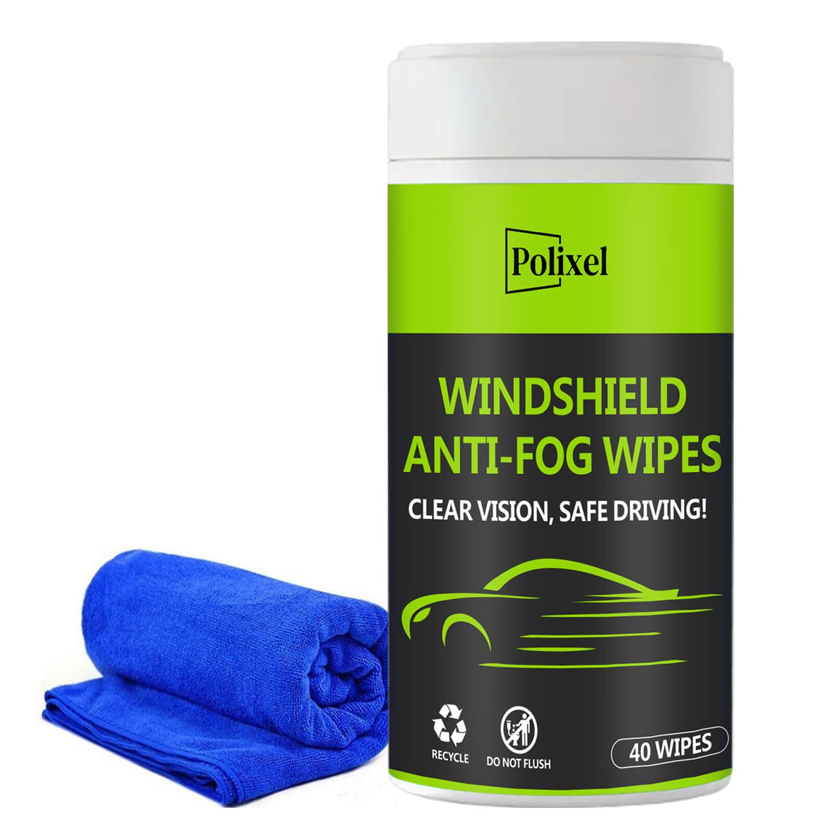 Glass Anti Fog Wipes Pre (40 Count)