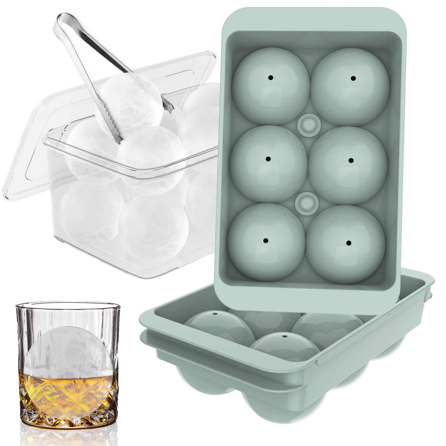 2.5 Inch Large Ice Cube Molds (26.4 Ounce)
