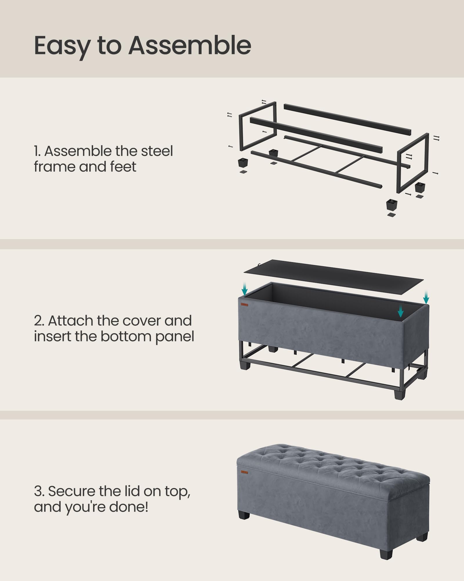 Storage Ottoman Bench