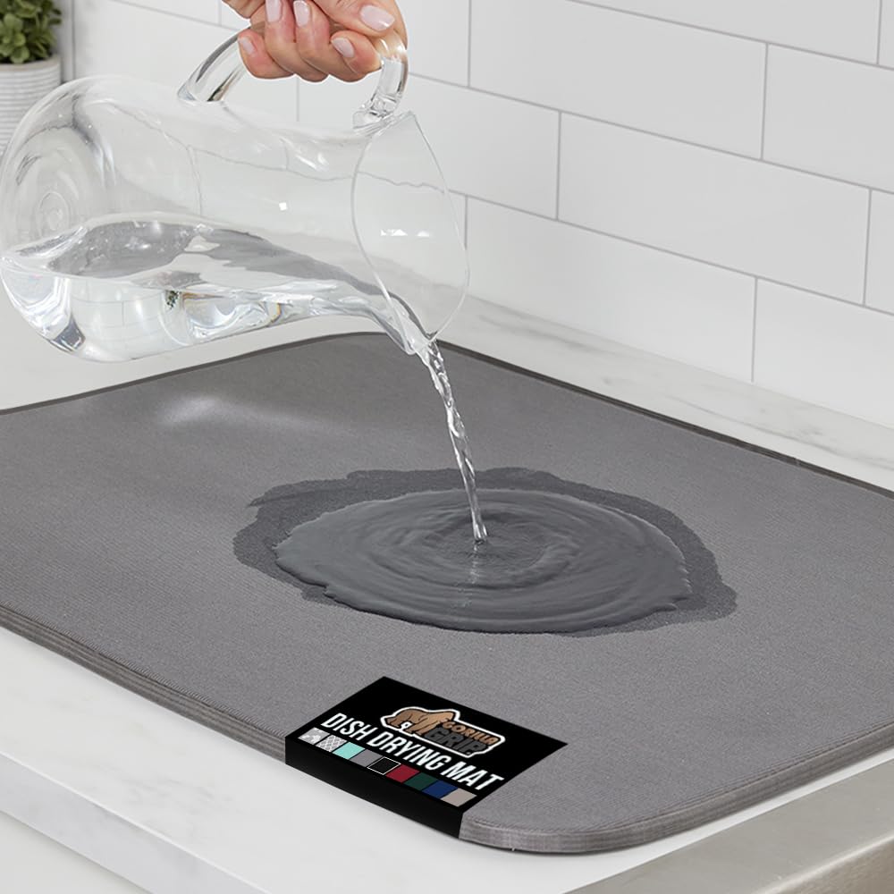 Ultra Water Absorbent Microfiber Dish Drying Mat