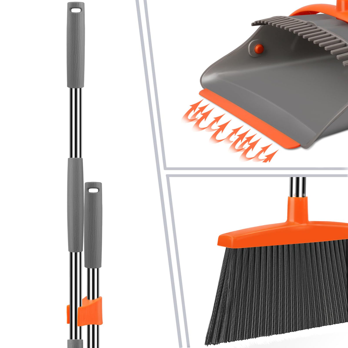 Broom and Dustpan Set for Home