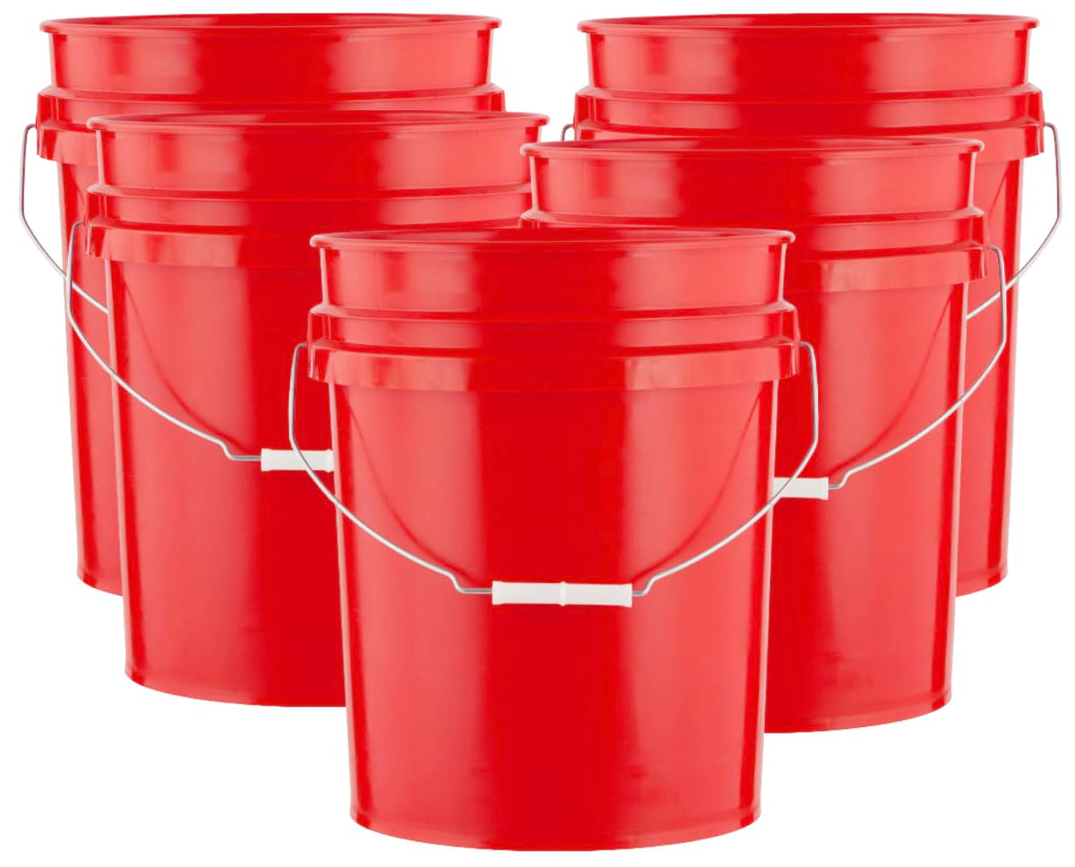 5 Gallon Premium HPDE Plastic Bucket