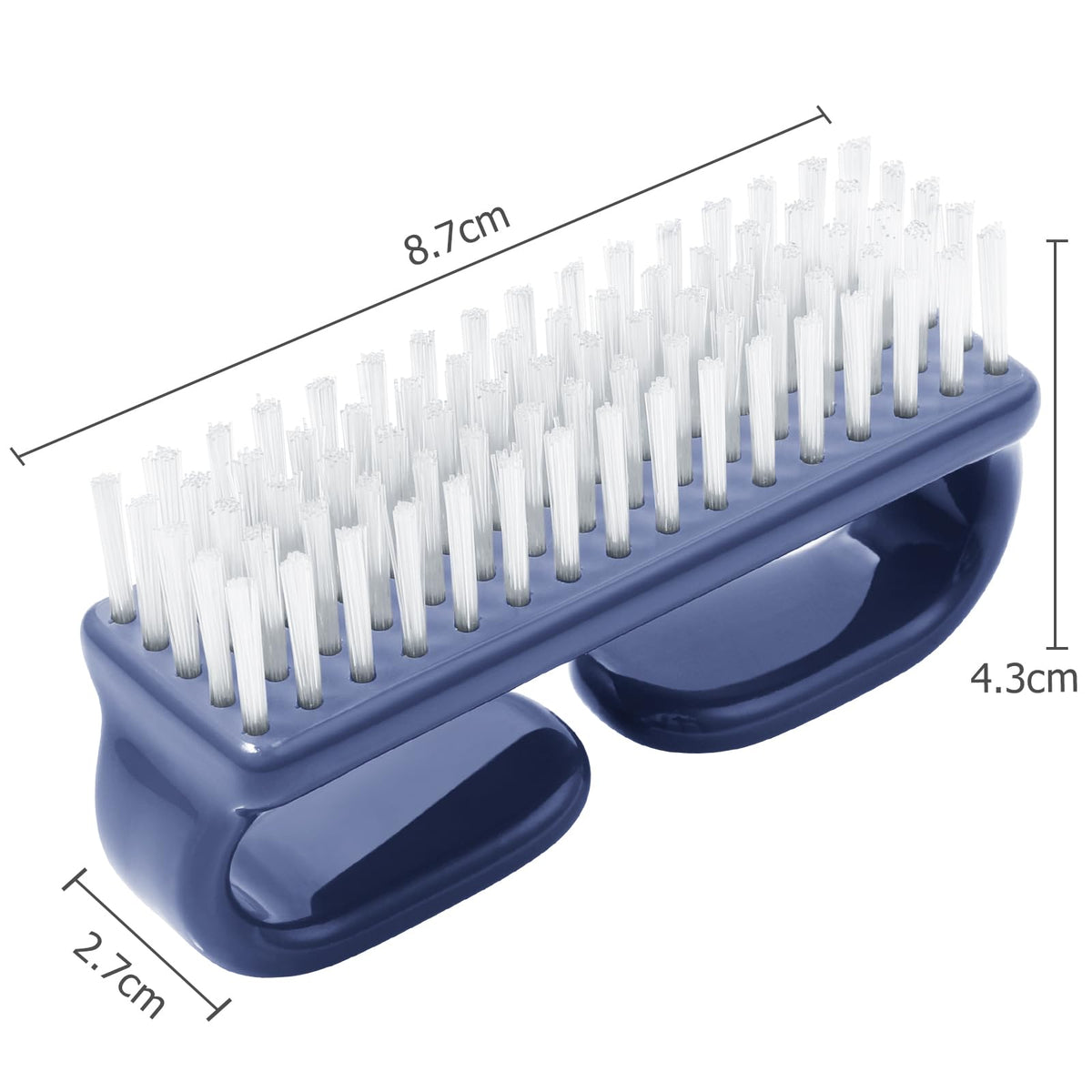 Handle Grip Nail Brush (4 Count)