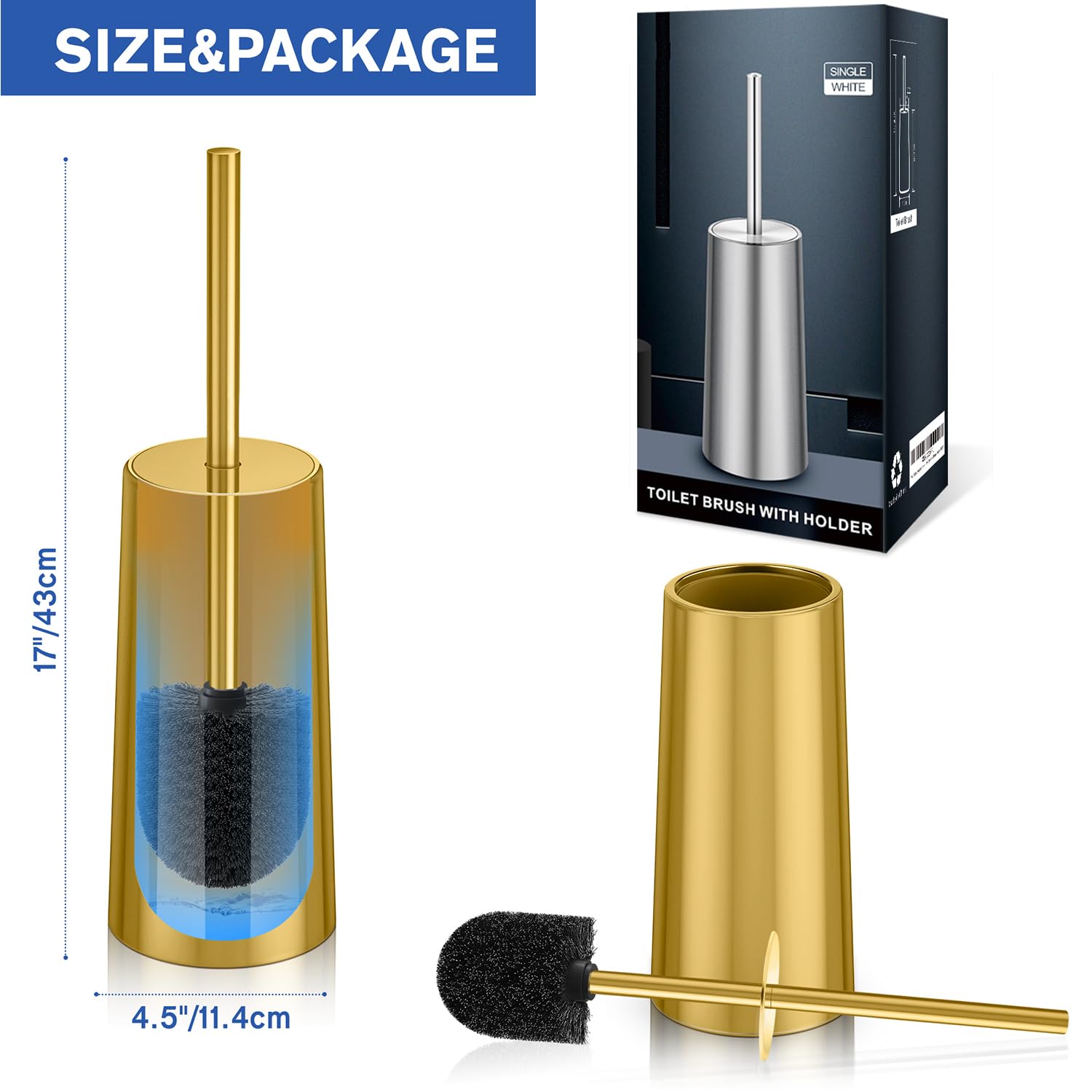 Toilet Brush and Holder