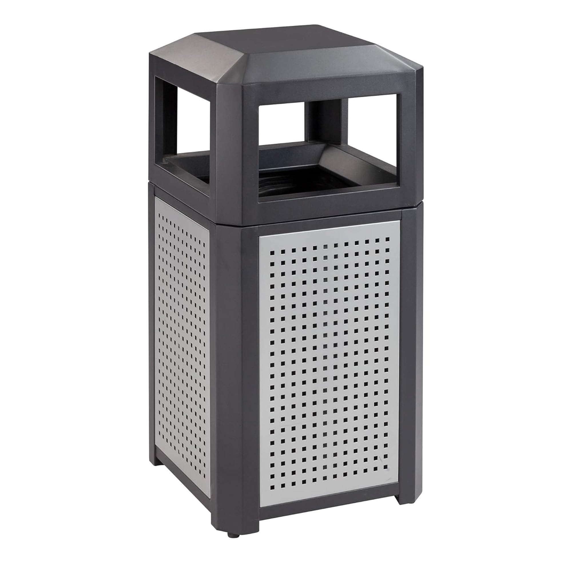 Evos Commercial Steel Indoor Outdoor Trash Can