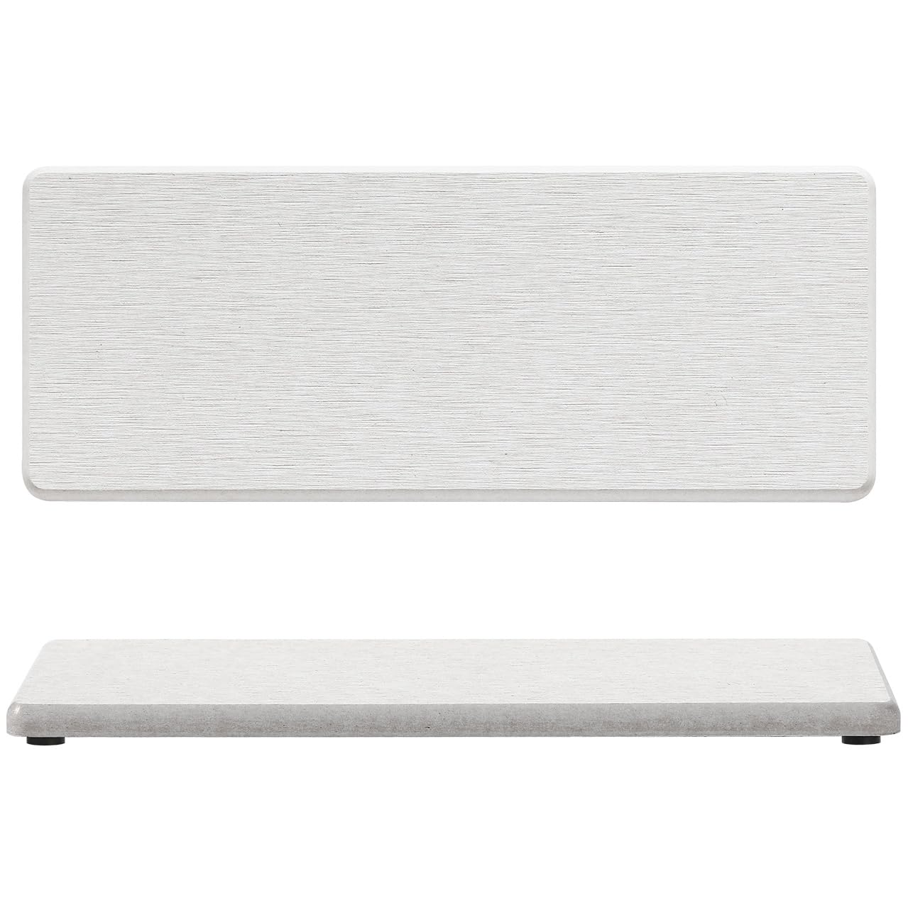 2PCS Beige Bathroom Sink Vanity Trays (2 Count)