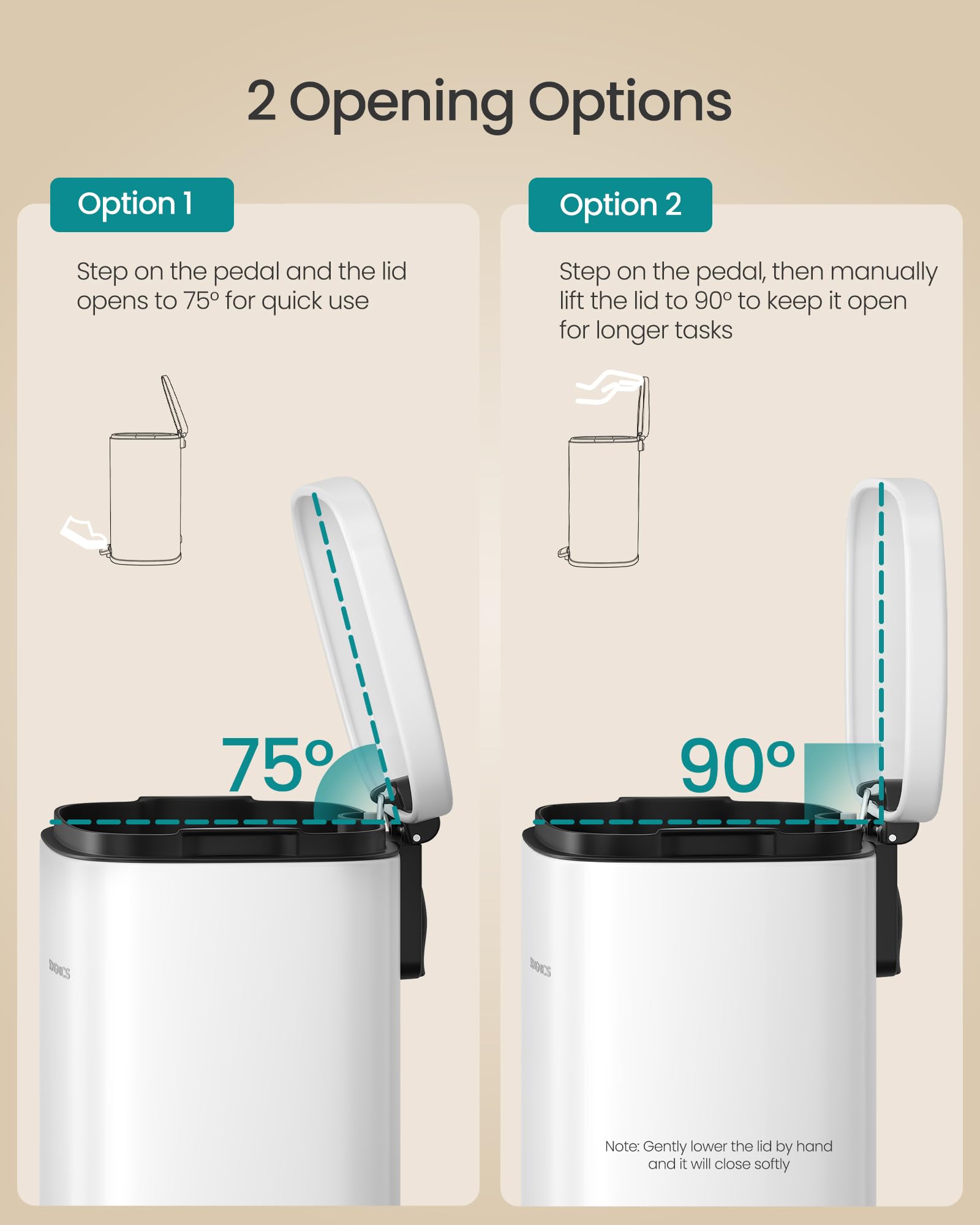 Small Bathroom Trash Can