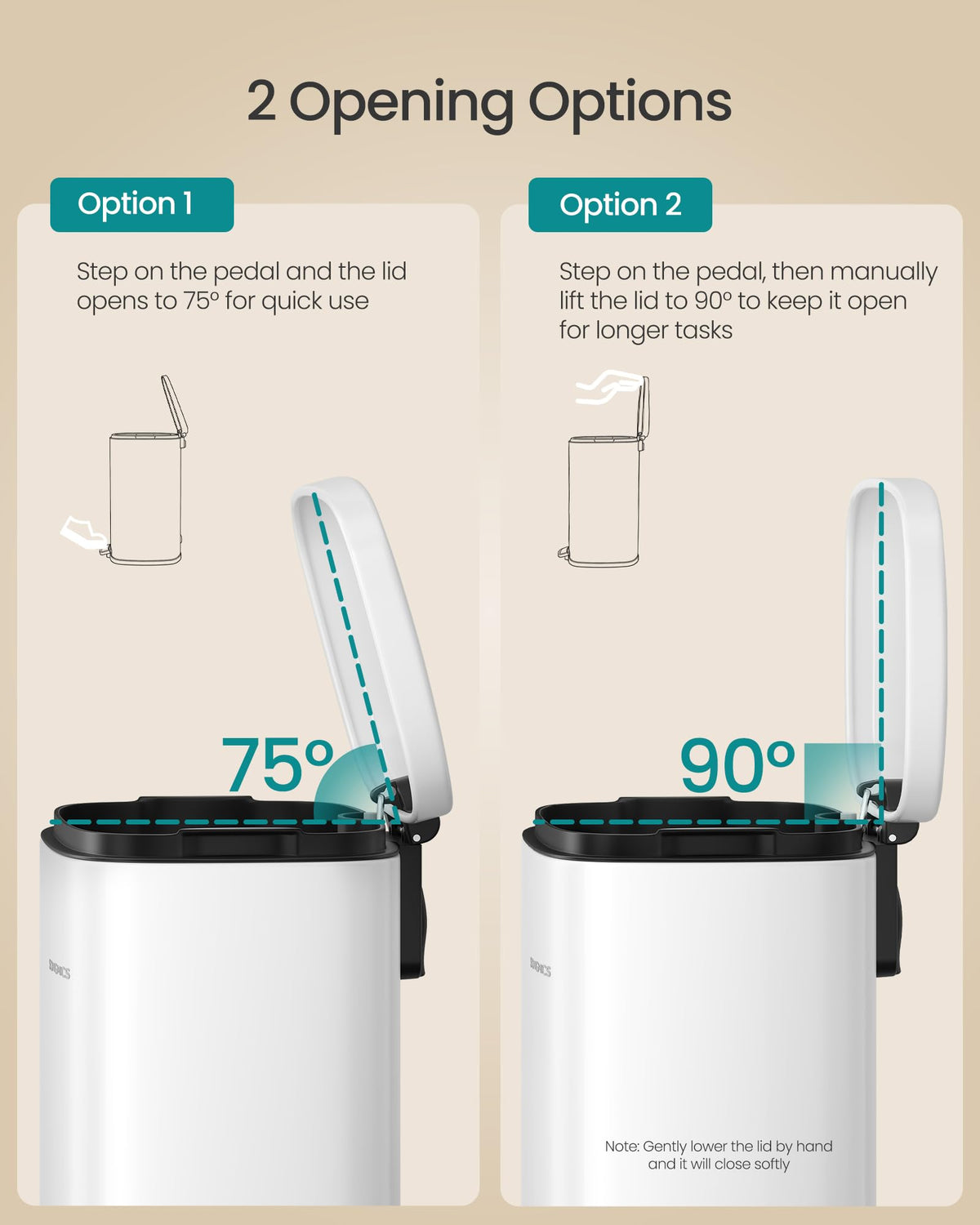 Small Bathroom Trash Can