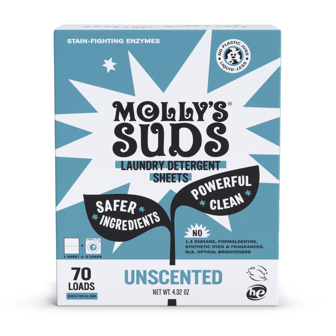 Molly’s Suds Laundry Detergent Sheets (70 Count)