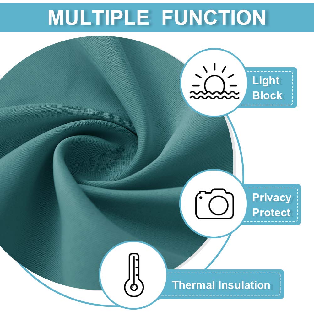 Bedroom Window Curtains (2 Count)