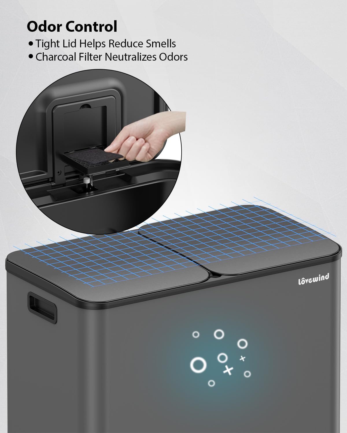 Trash Can 2 x 10.5 Gallon (2 Count)