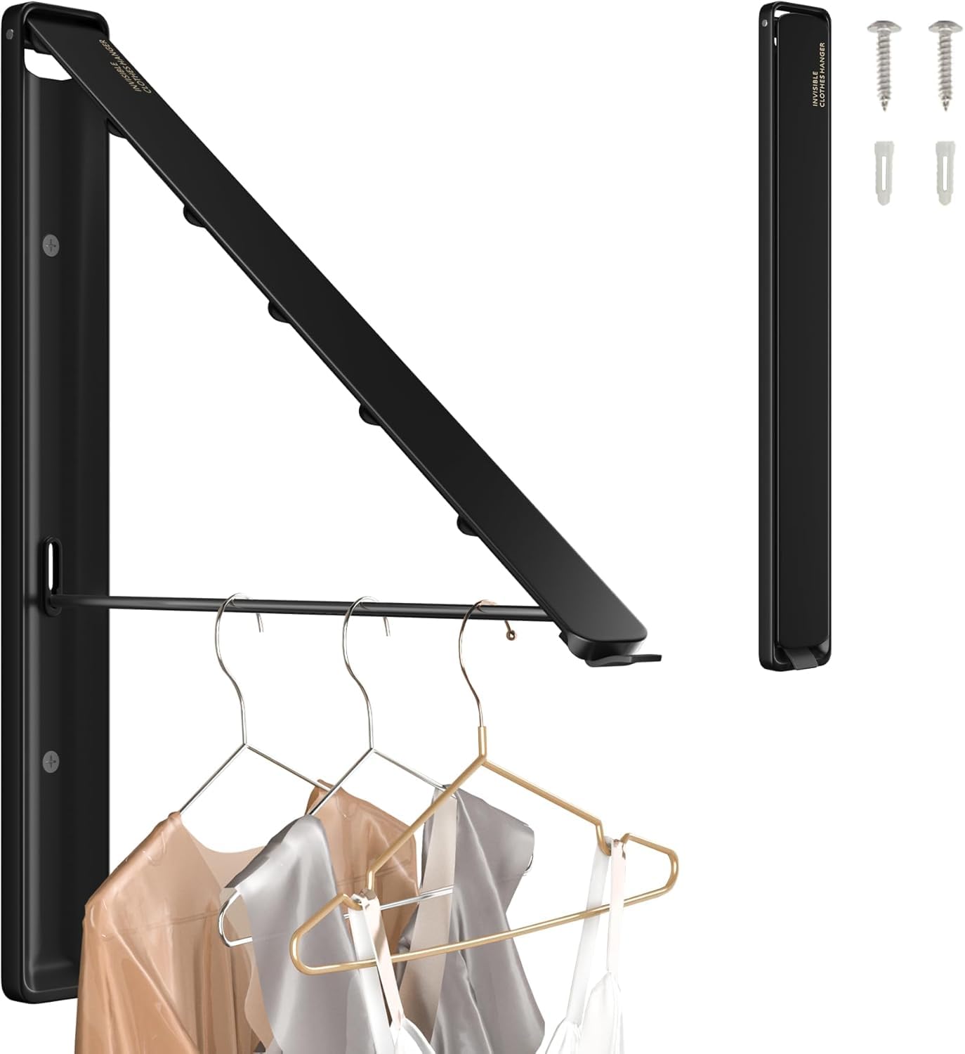 Clothes Drying Rack Wall Mounted (2 Count)