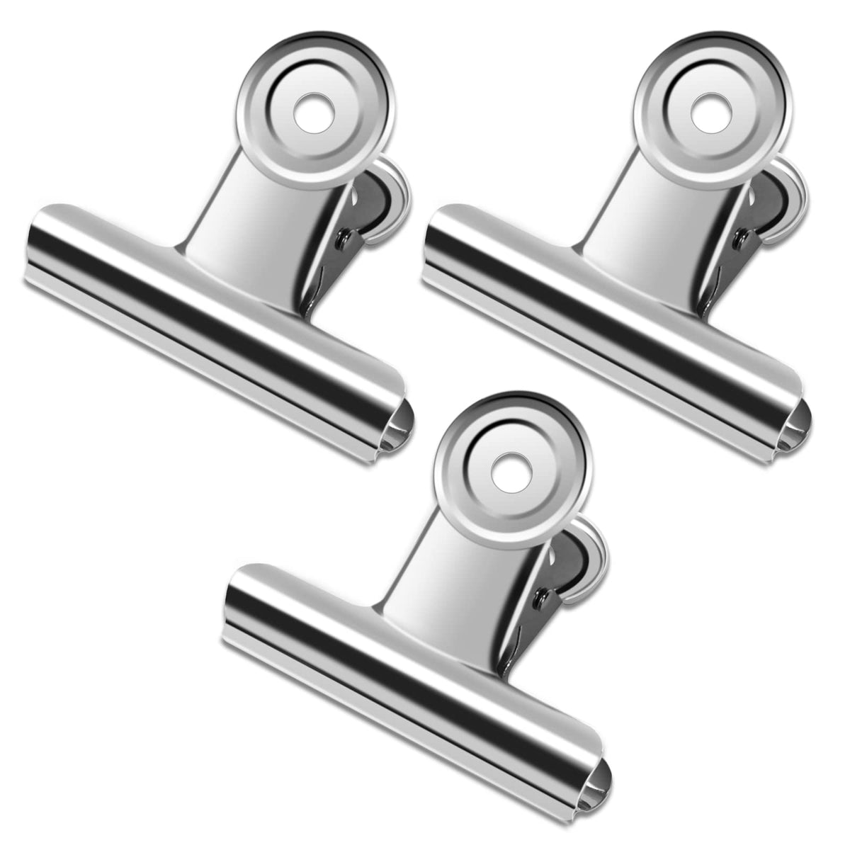 20 Pack Large Metal Hinge Clips 2 Inches Bull Hinge Paper Clips for Crafts (20 Count)