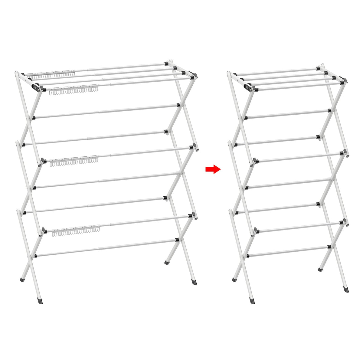 3 Tier Clothes Drying Rack