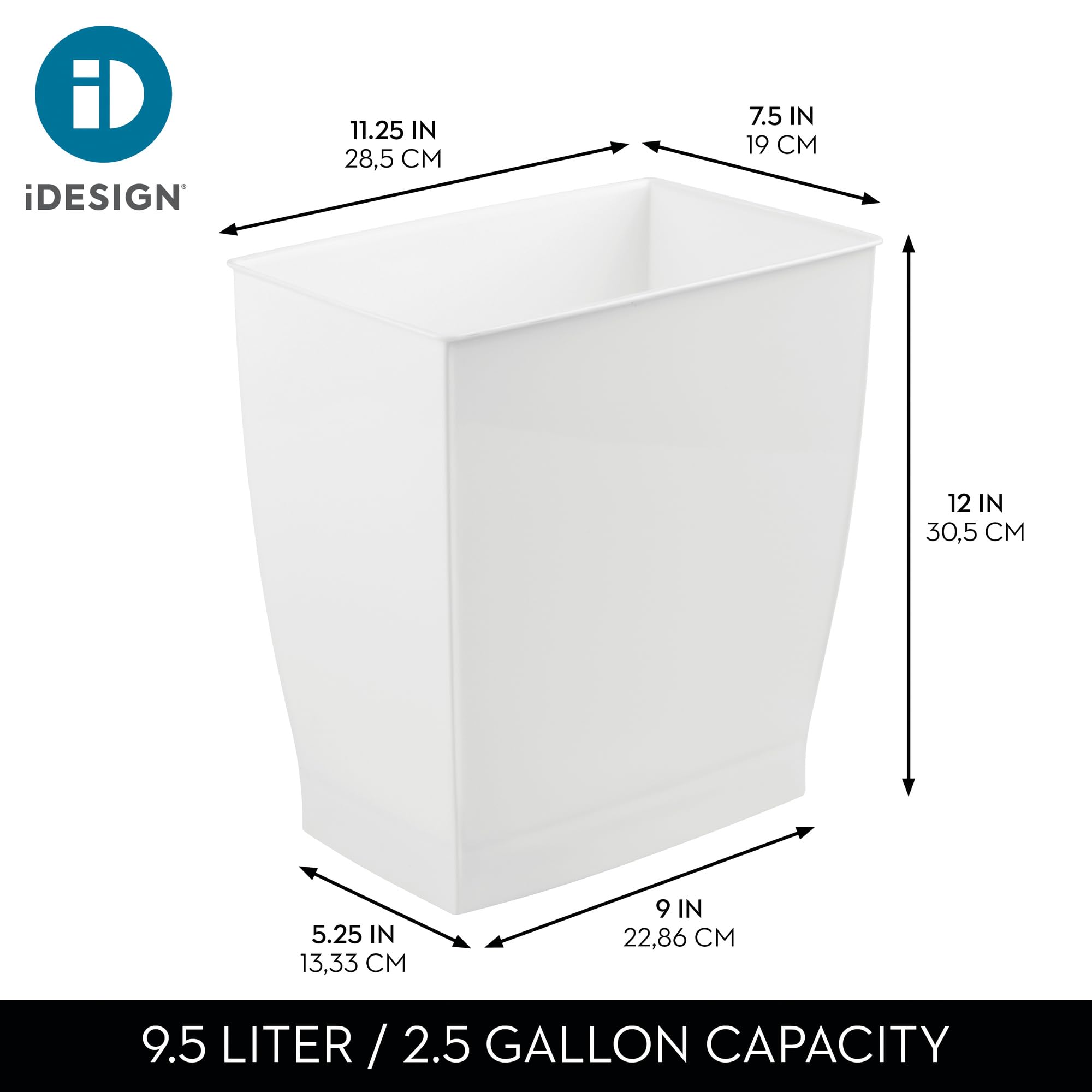 Plastic Spa Rectangular Trash
