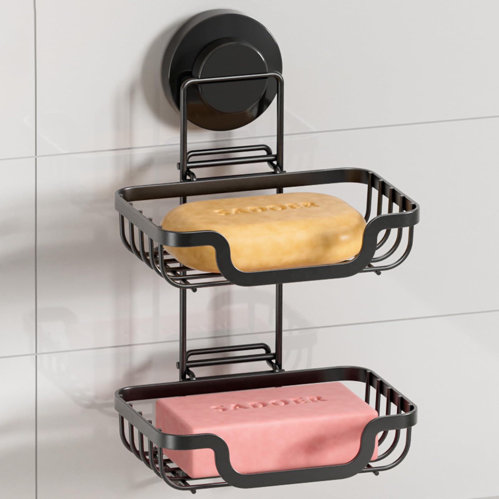 Bar Soap Holder with Hooks