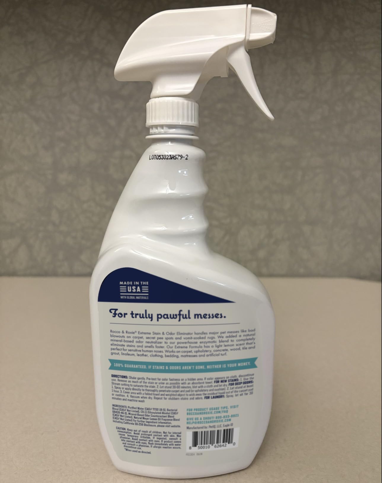 Rocco & Roxie Extreme Enzyme Stain & Odor Eliminator Spray (32 Fl Oz)
