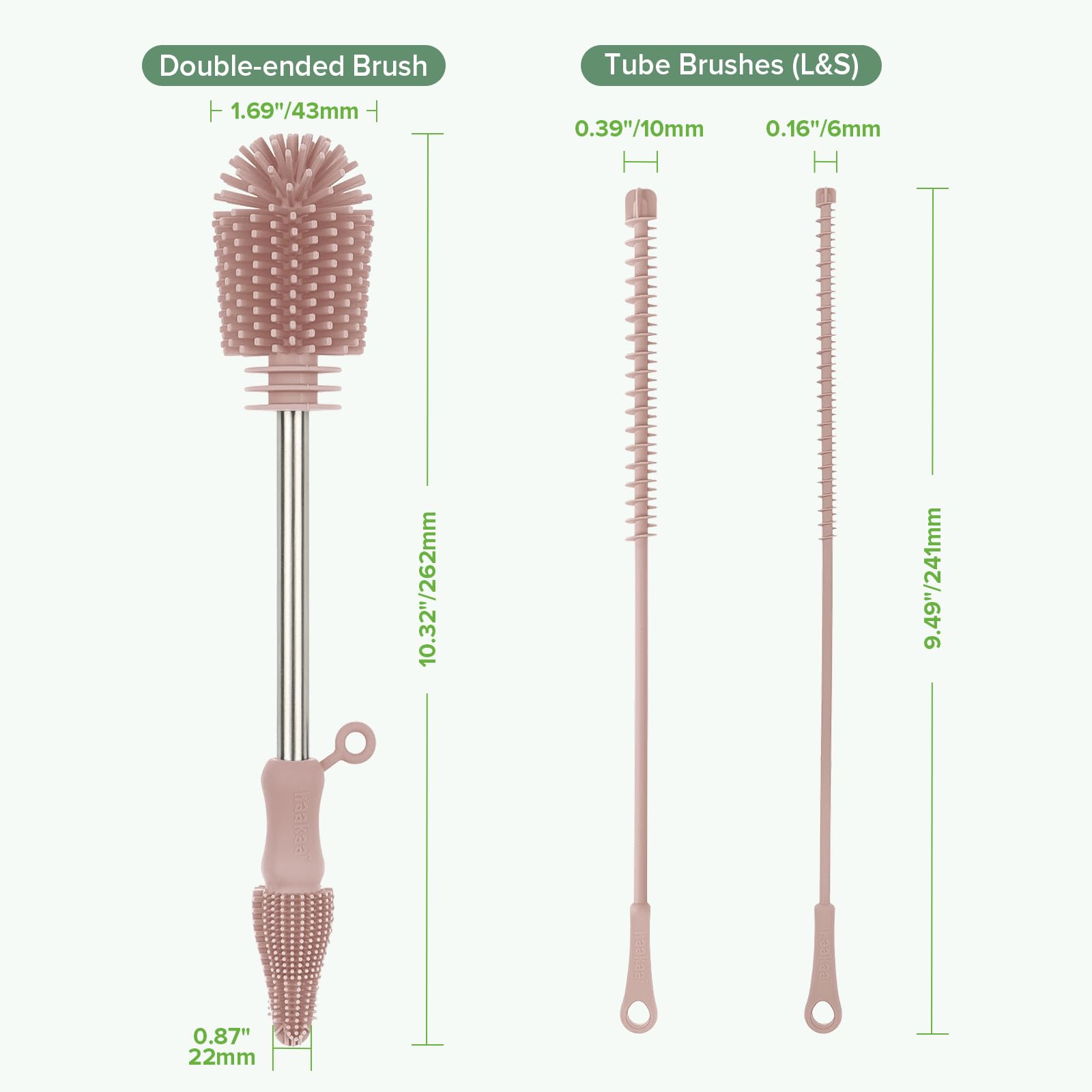Silicone Cleaning Brush Kit