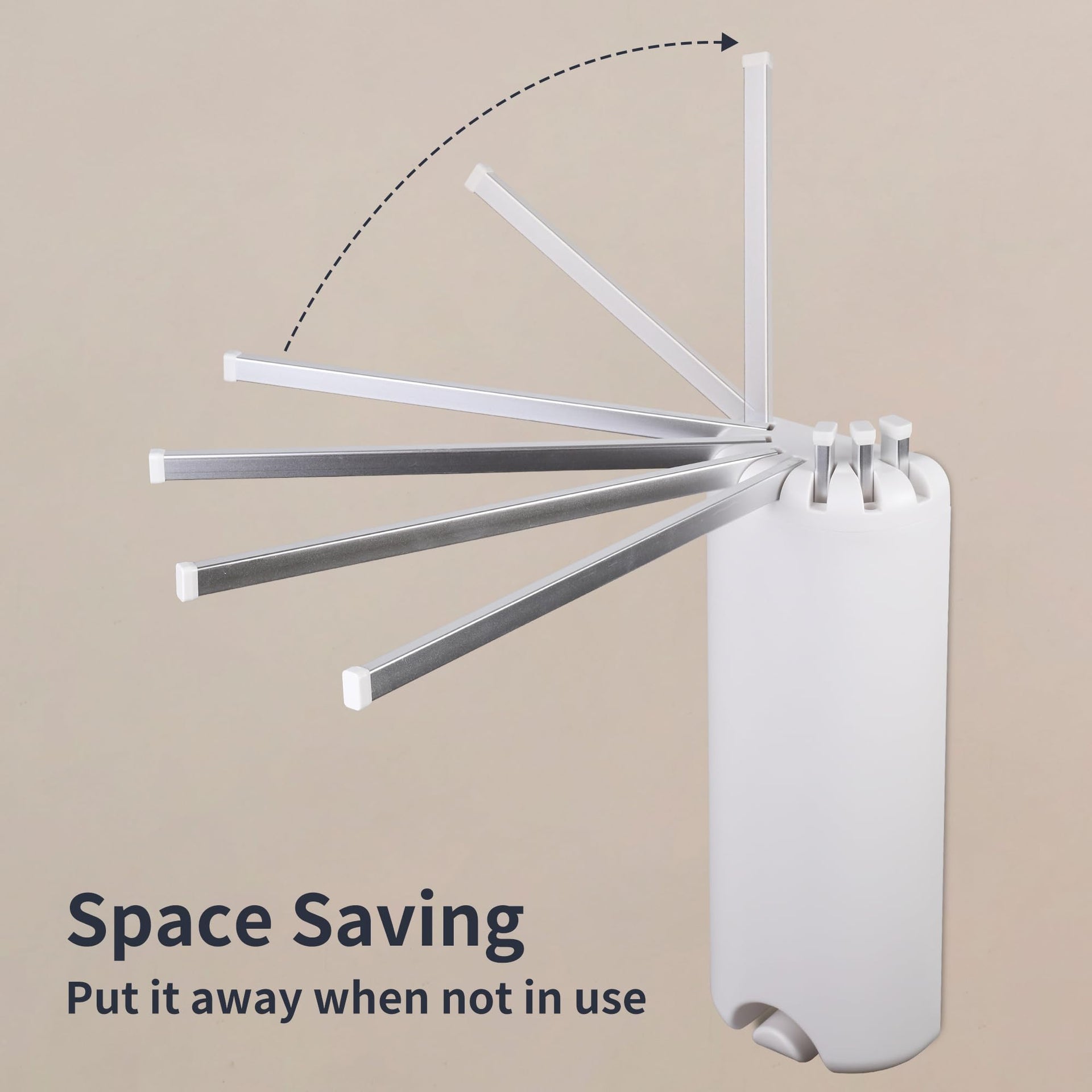 Wall Mounted Clothes Drying Rack Tripod