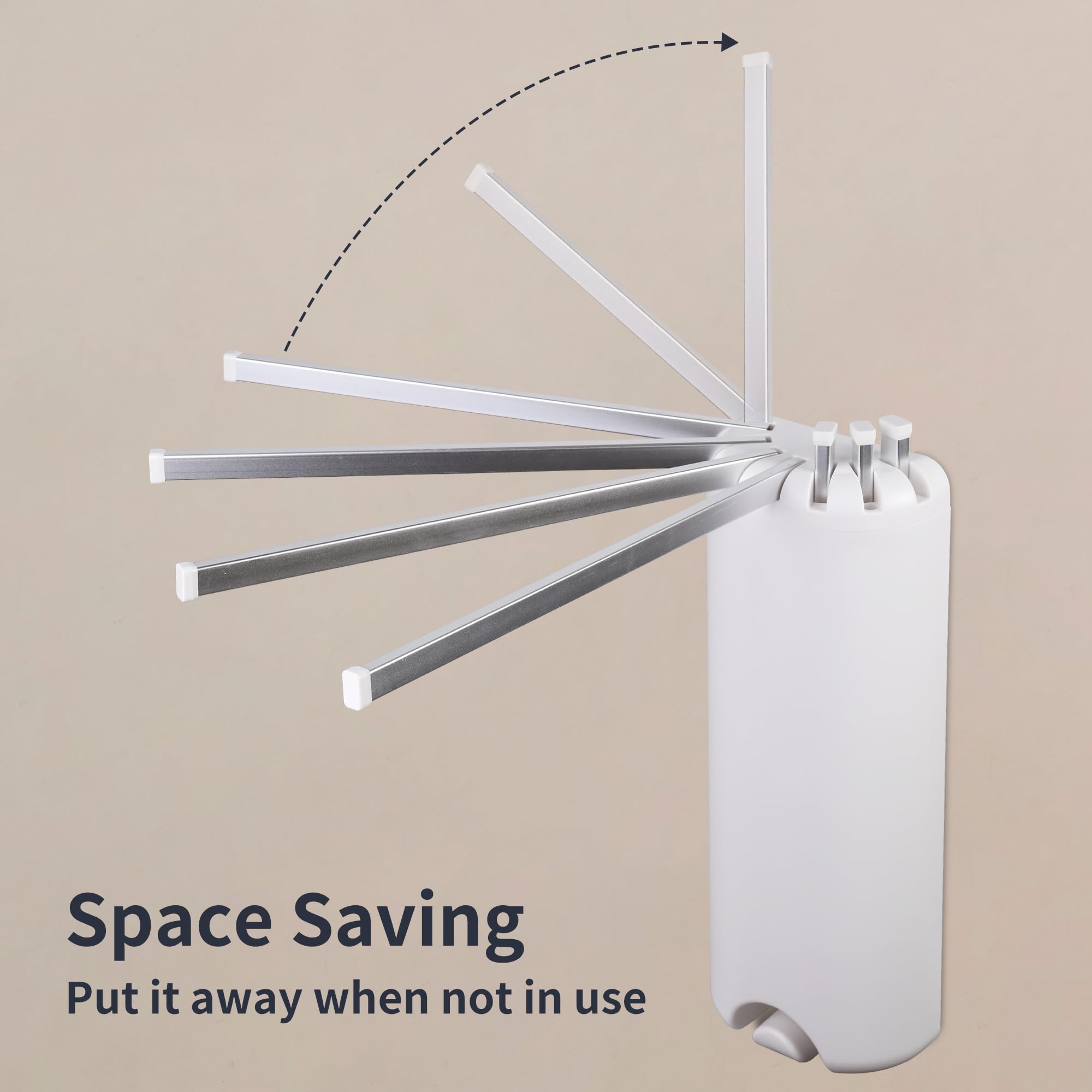 Wall Mounted Clothes Drying Rack Tripod