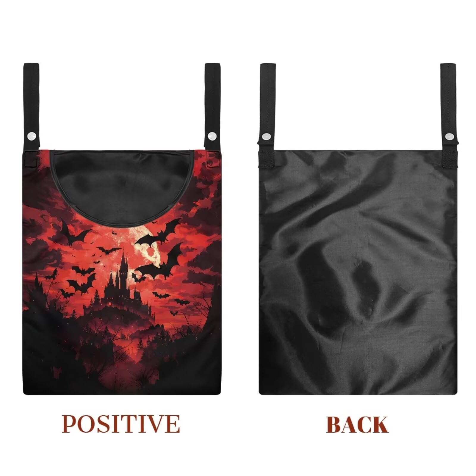 Halloween Castle Clothespin Bag Space