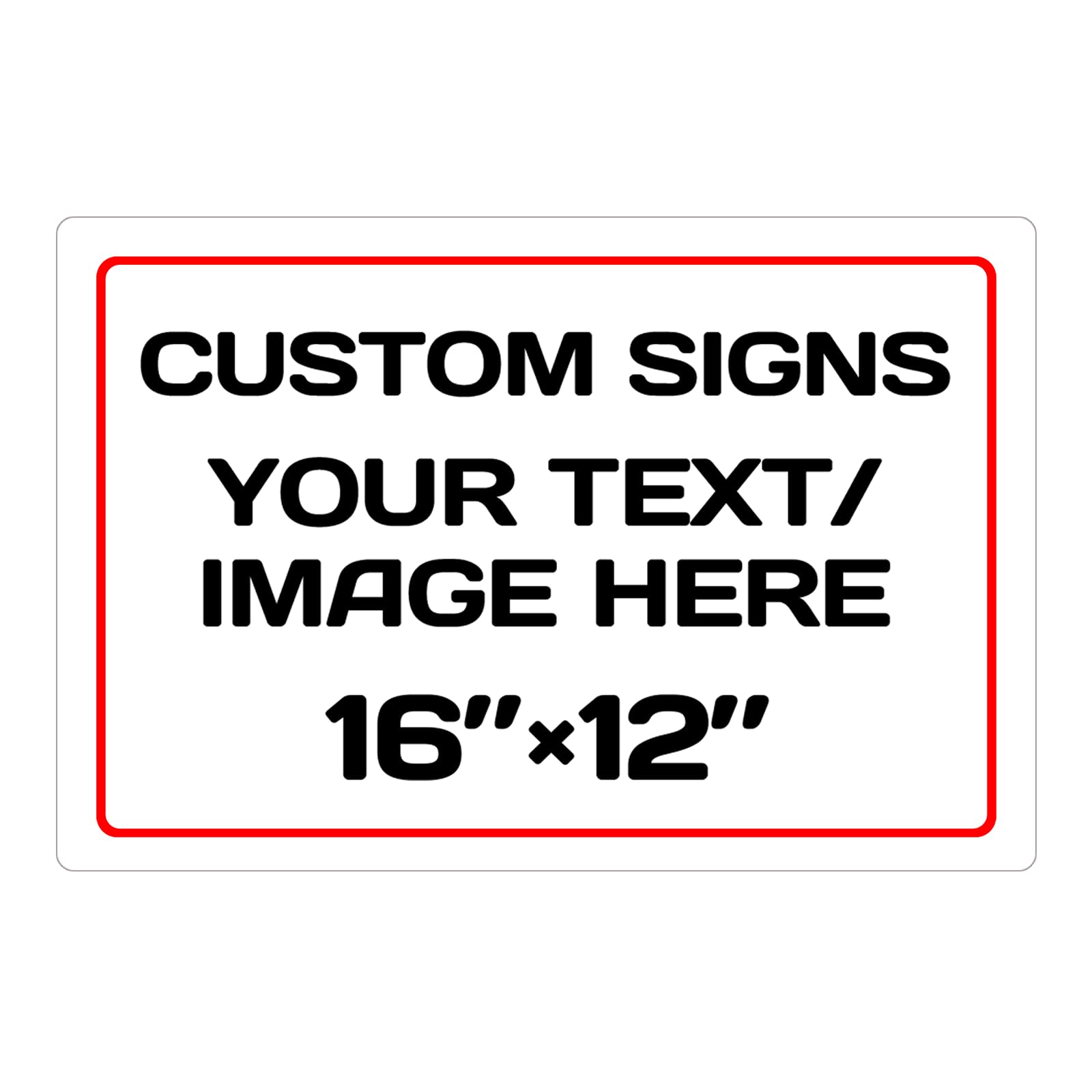 Custom Aluminum Weatherproof Metal Sign