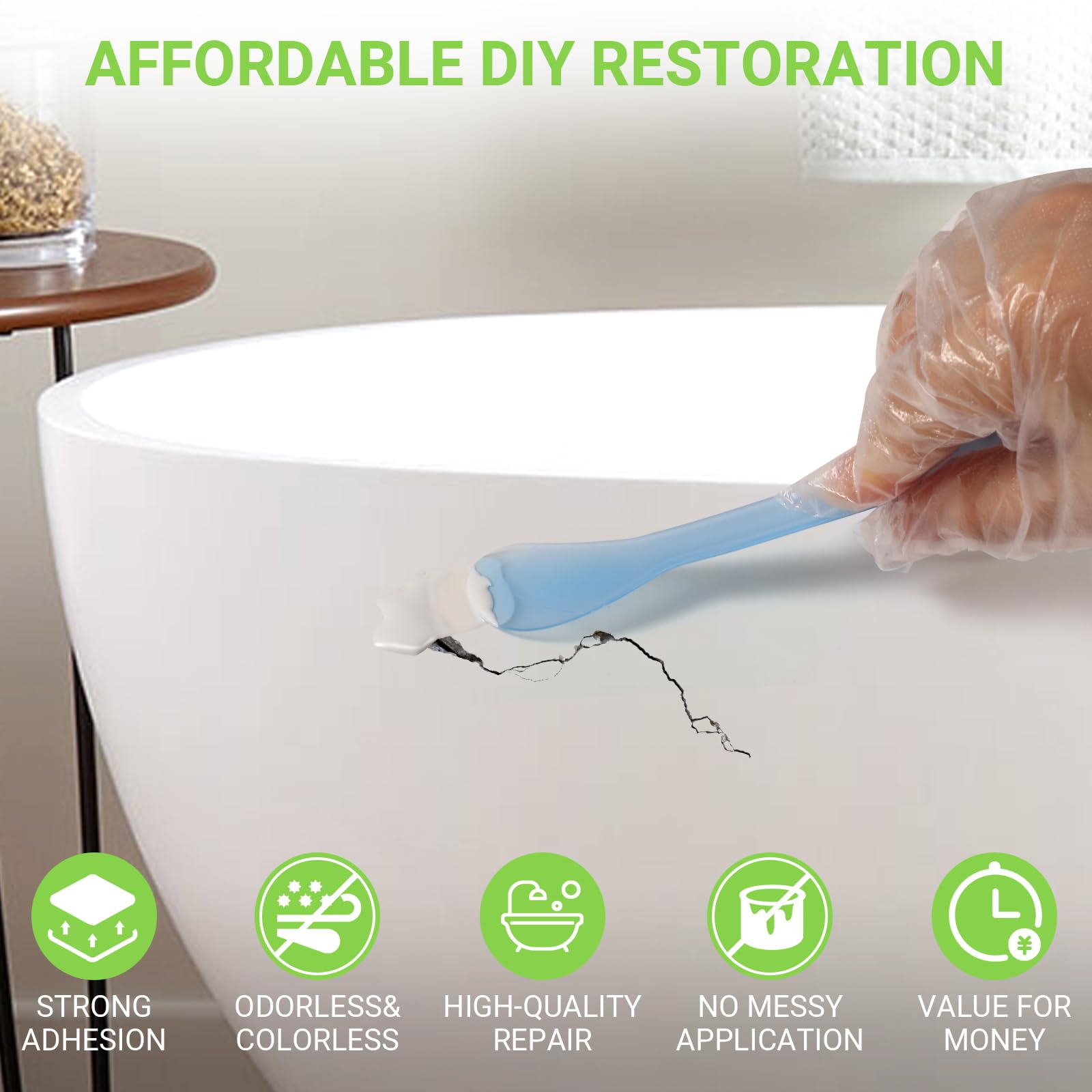 Tub Repair Porcelain Repair Kit