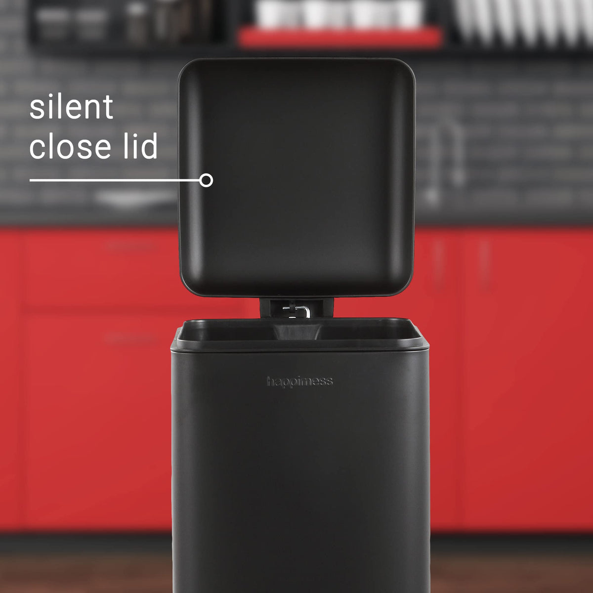 Betty 8 Gal Step Trash Can Soft