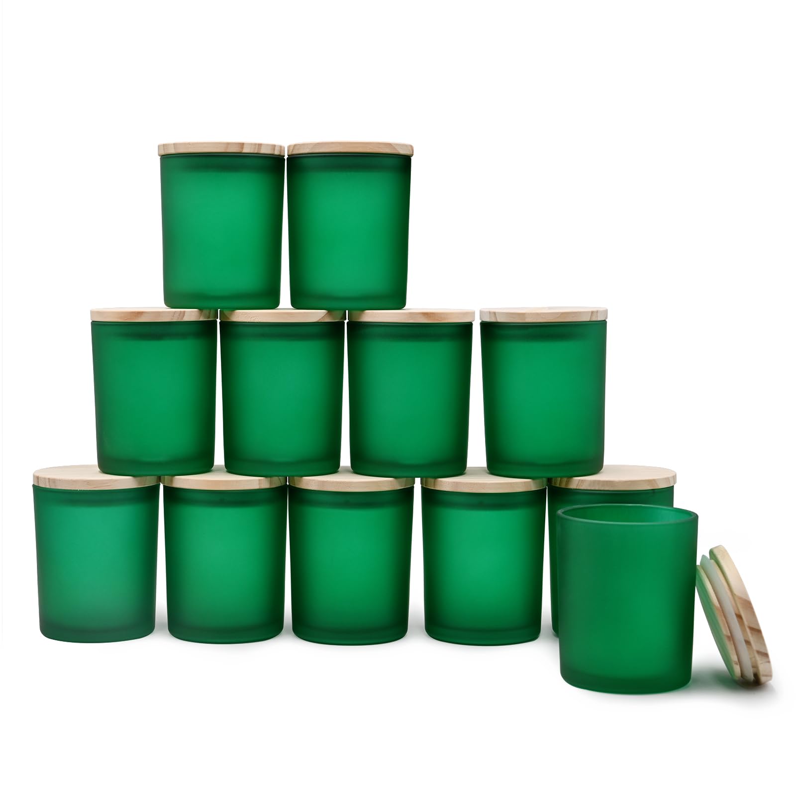 Thick Candle Jars for Making Candles 12 Pcs (12 Count)