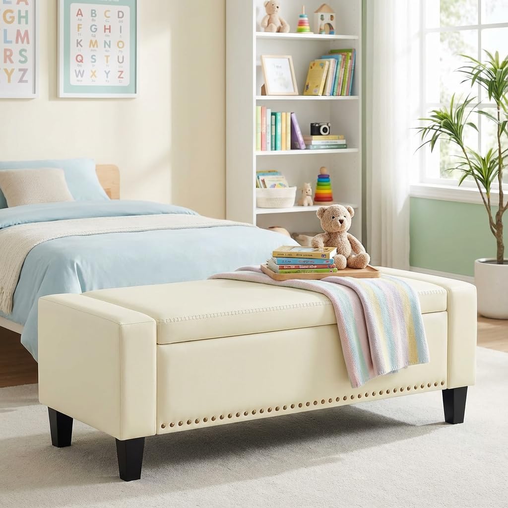 49''W Storage Ottoman Bench