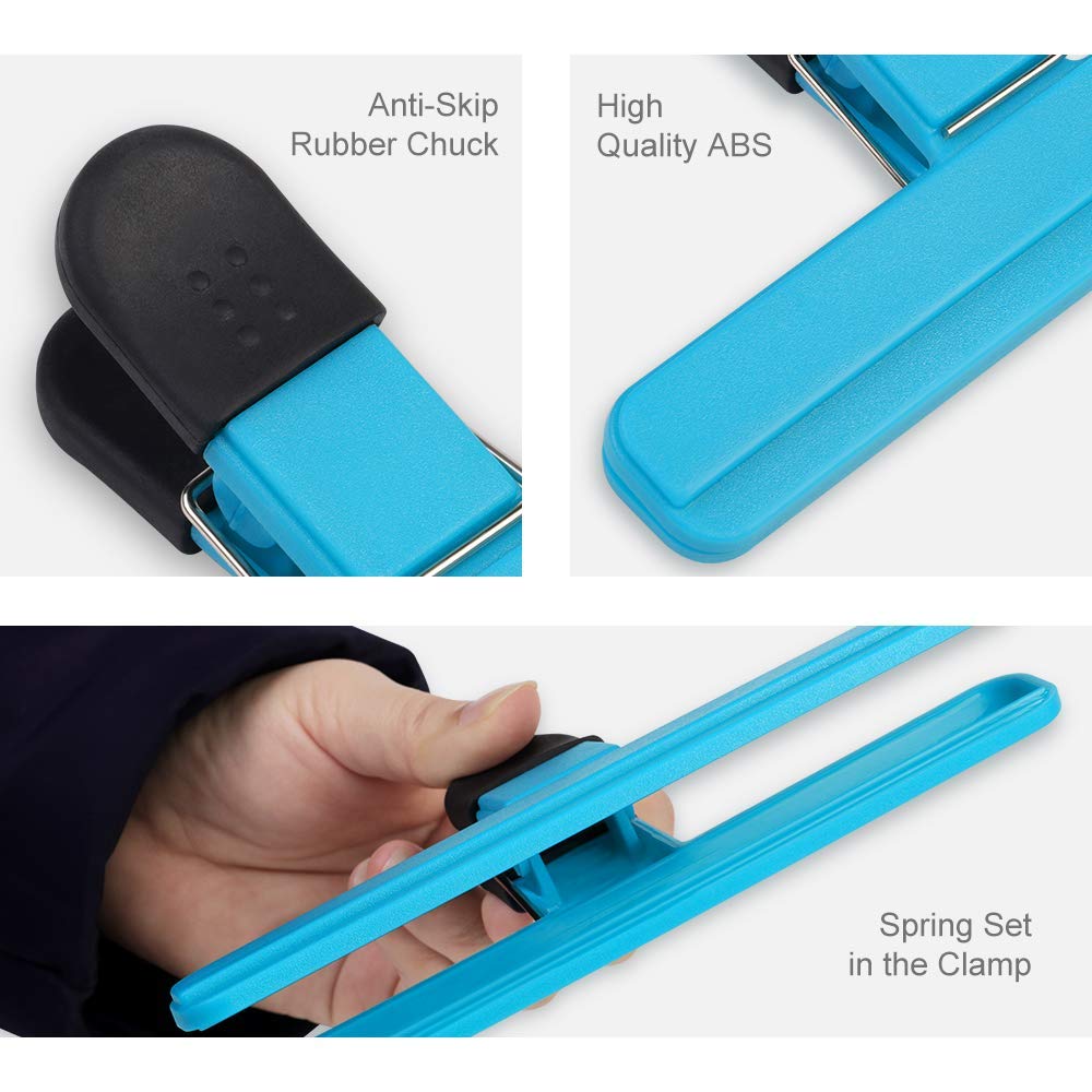 Food Chip Clips Bag Sealing Clips with Good Grips (6 Count)