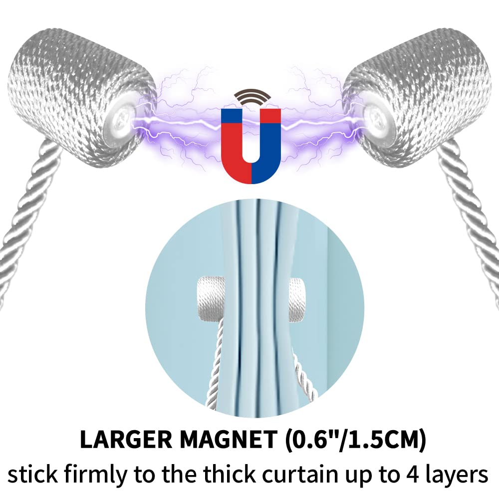 18 Inch Strong Magnetic Curtain Tiebacks