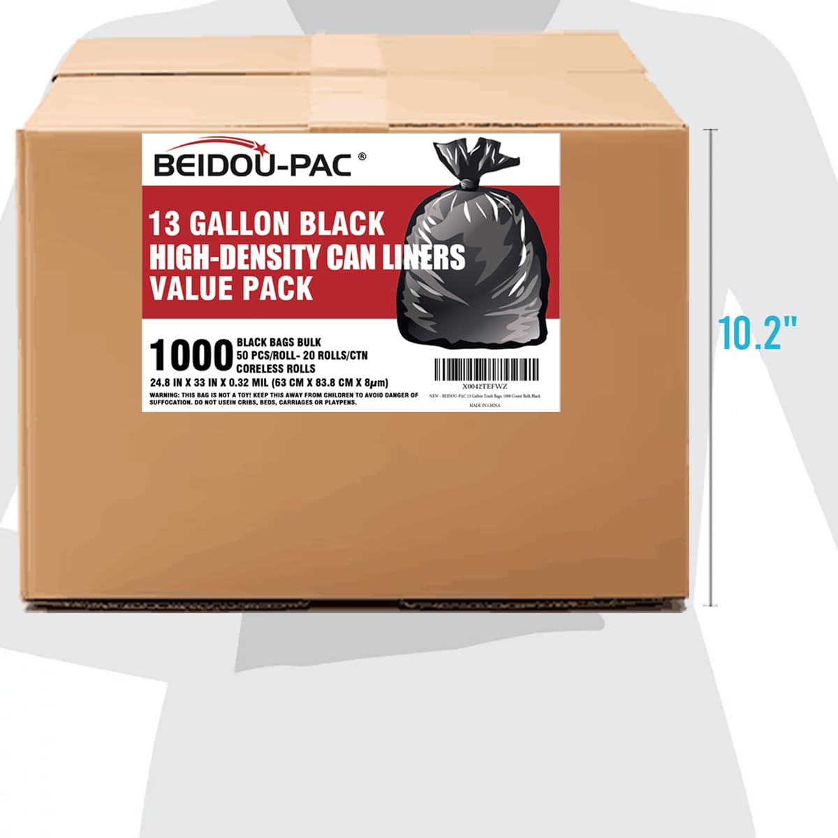 13 Gallon Trash Bags (1000 Count)