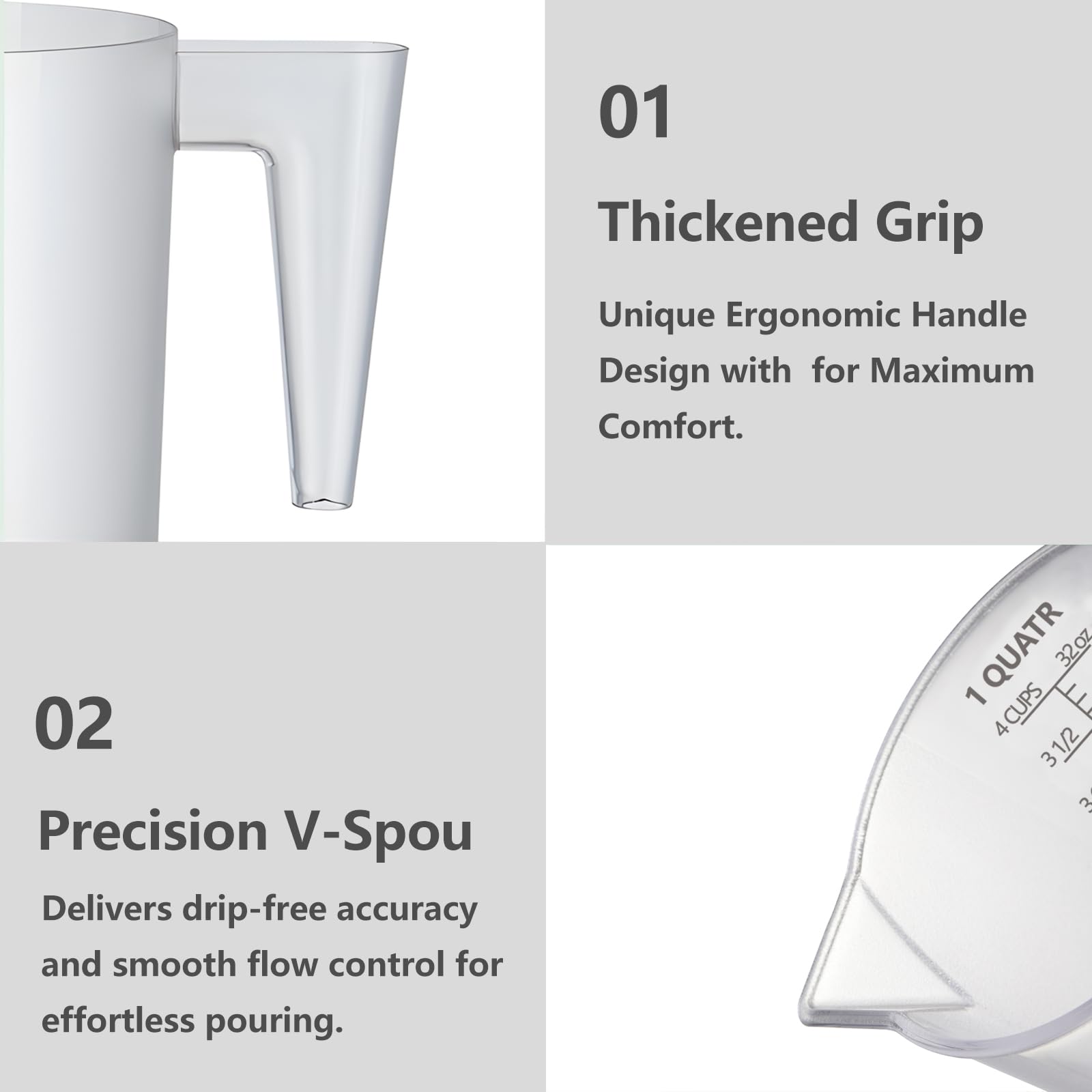 64oz Measuring Pitcher with Permanent Laser
