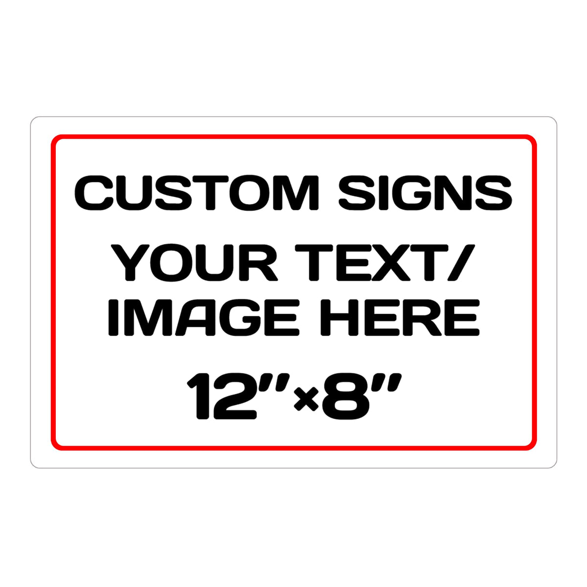 Personalized Aluminum Weatherproof Metal Sign