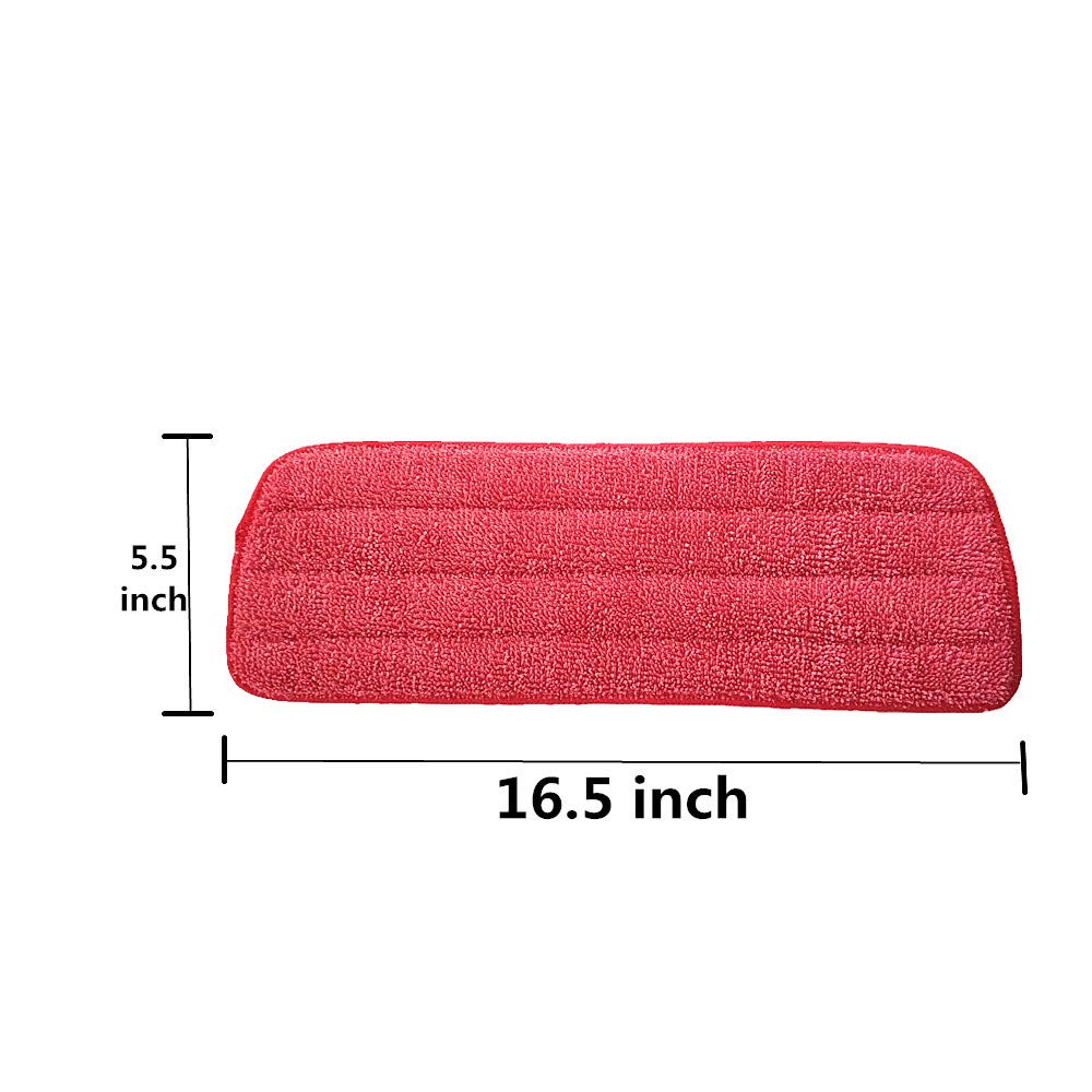 Microfiber Mop Replacement Pads for Wet (6 Count)