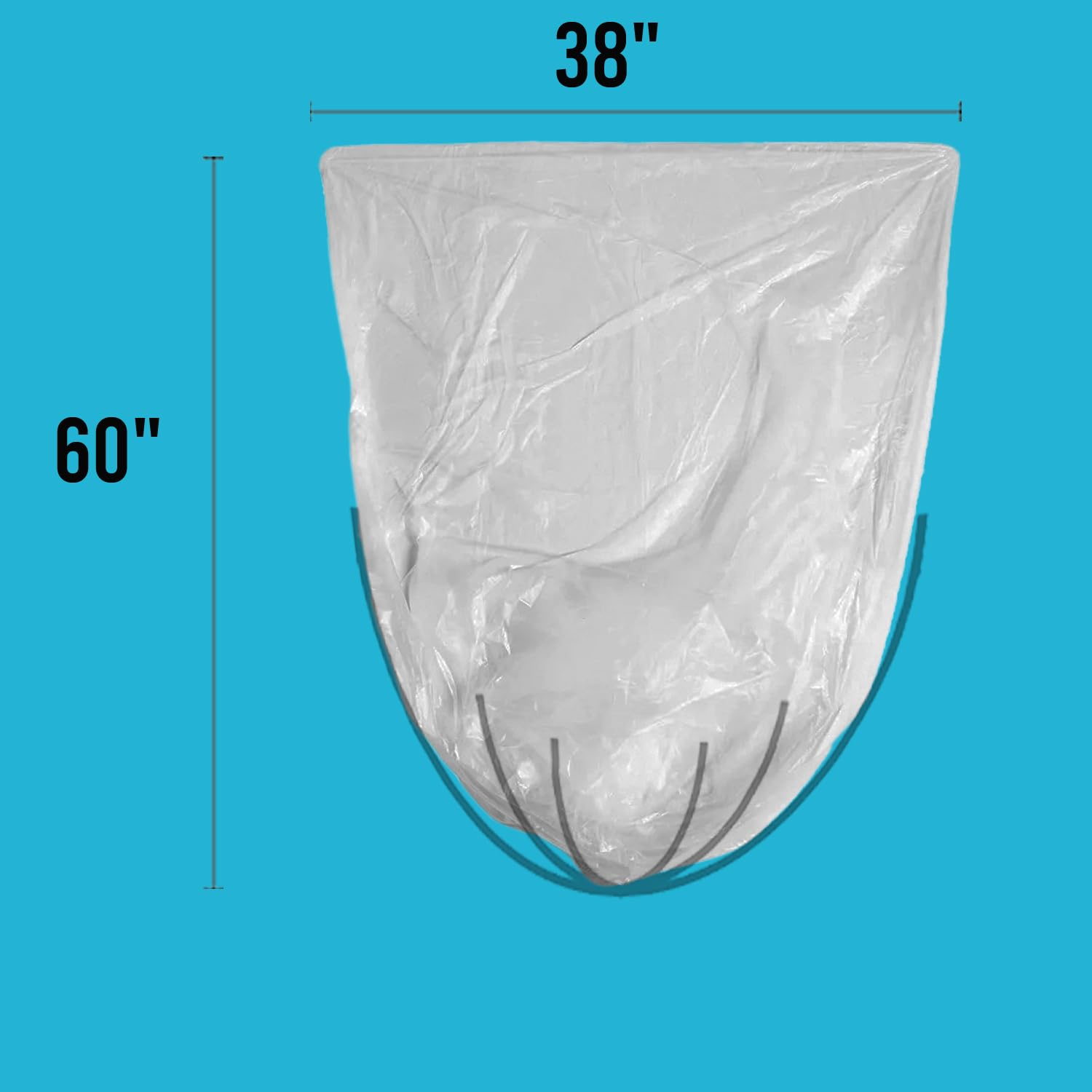 55 60 Gallon Trash Bags (150 Count)