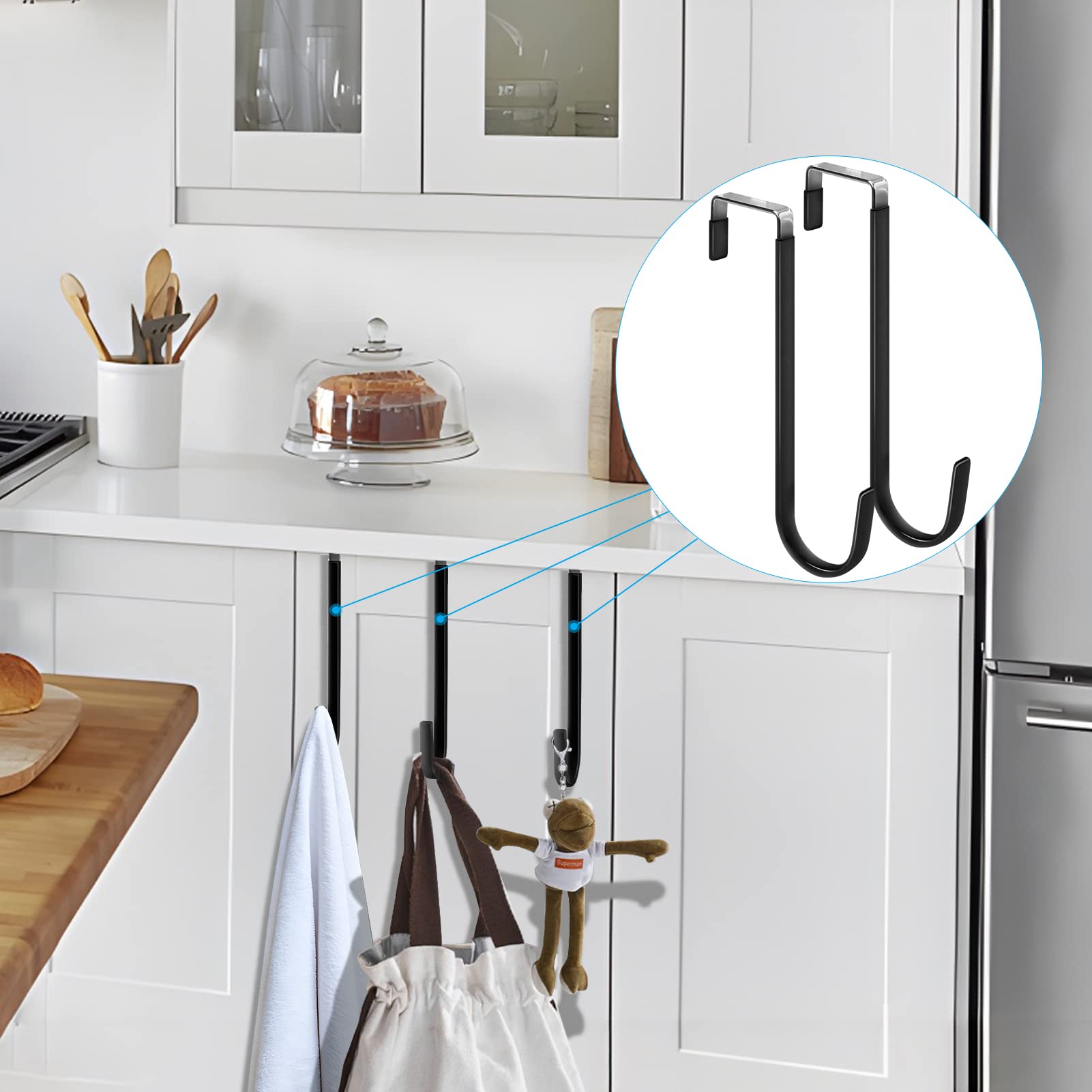 Over the Door Hooks (6 Count)