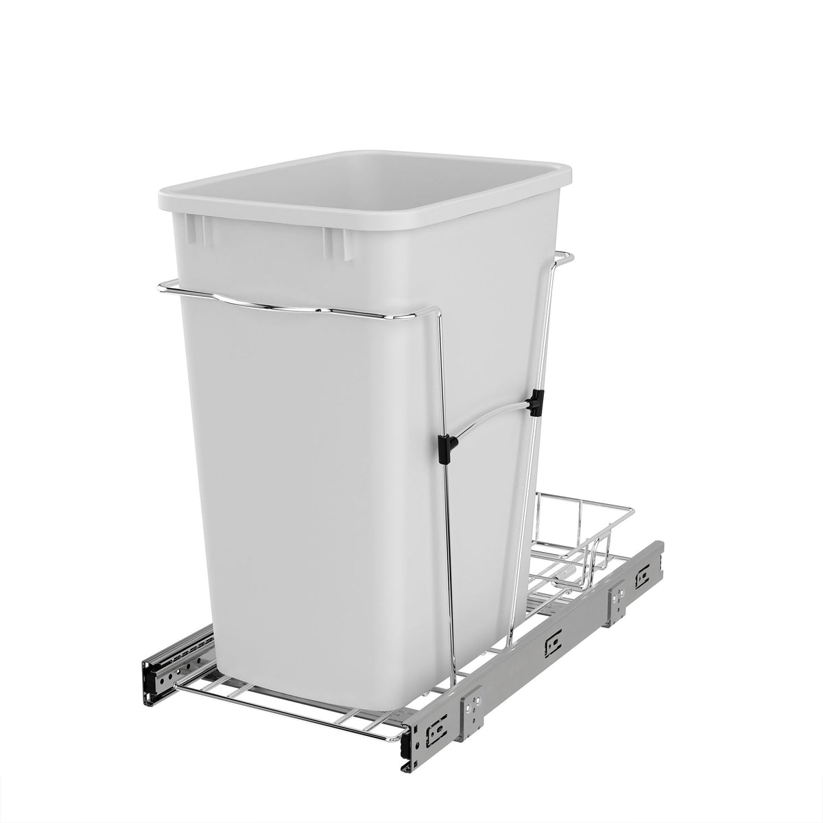 Single Pullout Trash Can for Kitchen Cabinets