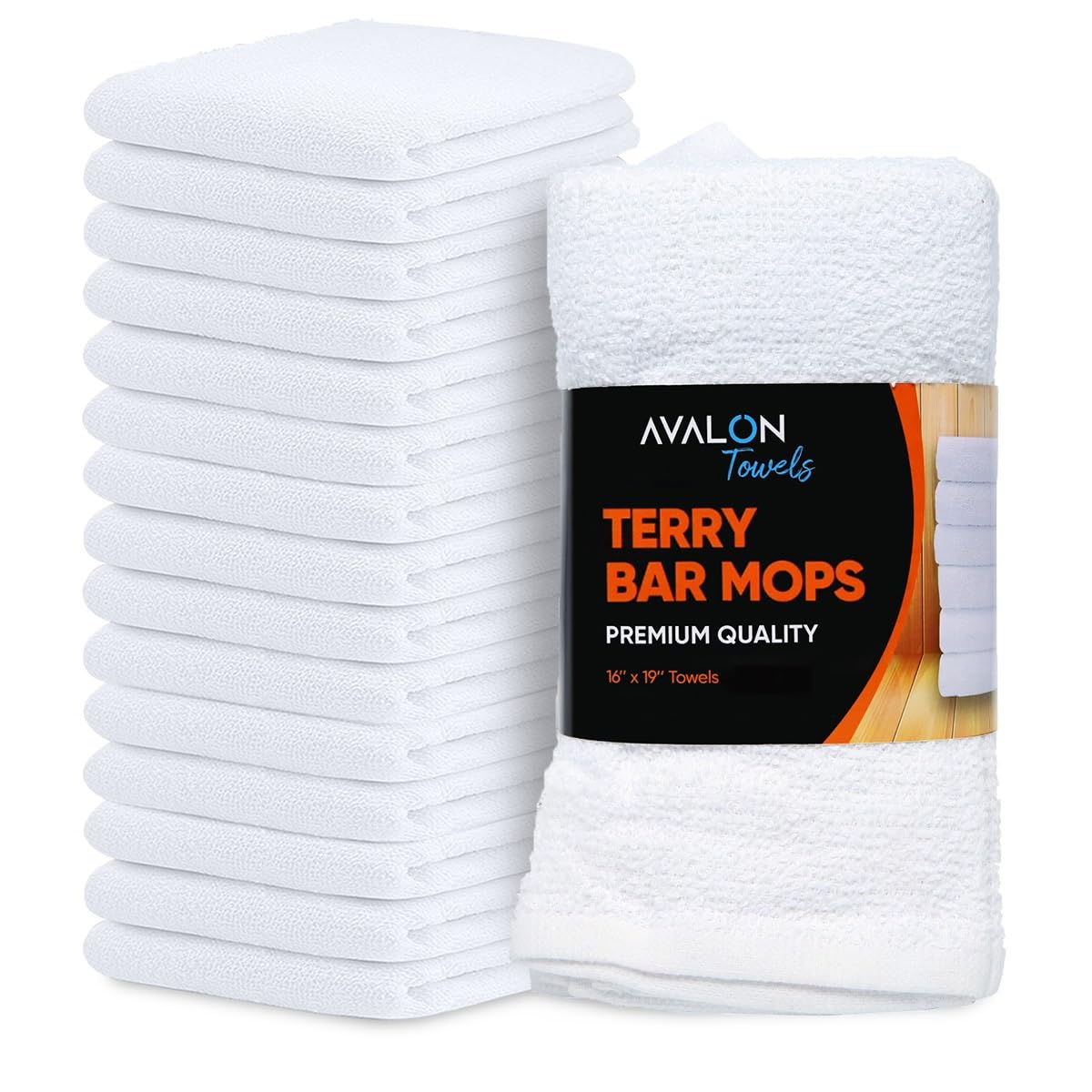 Terry Bar Mop Towels (12 Count)