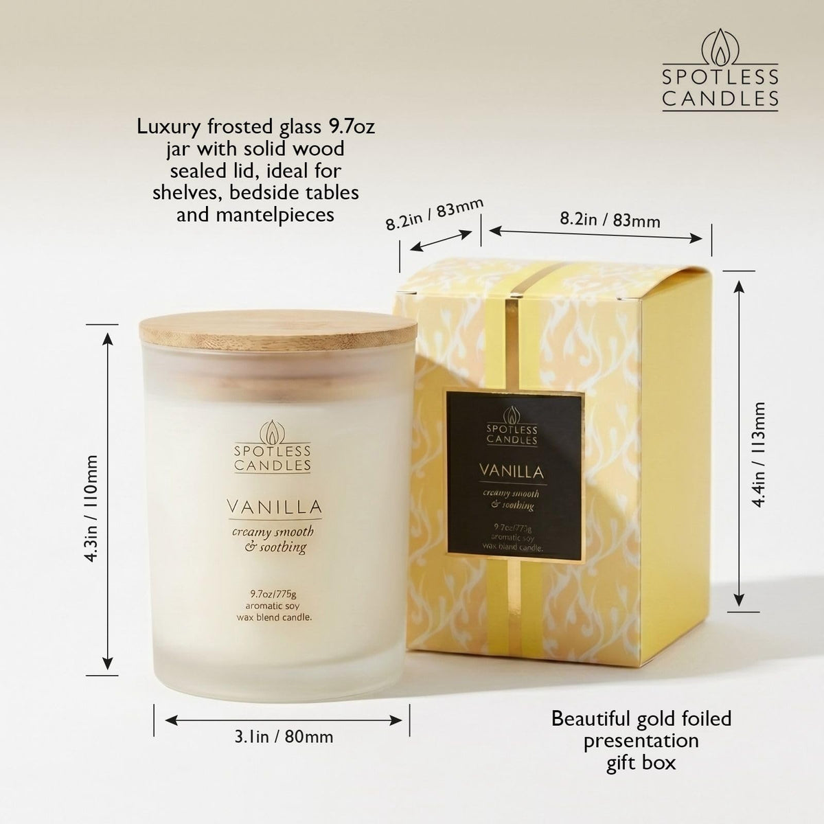 Vanilla Candle; 275g