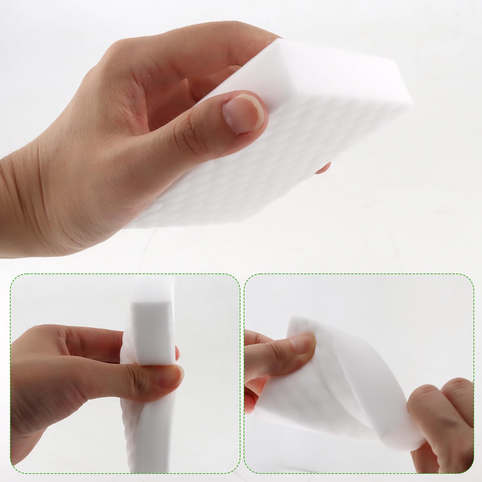 20 Pack 2X Density Melamine Sponges Long Lasting Magic Cleaning Eraser Pads (20 Count)